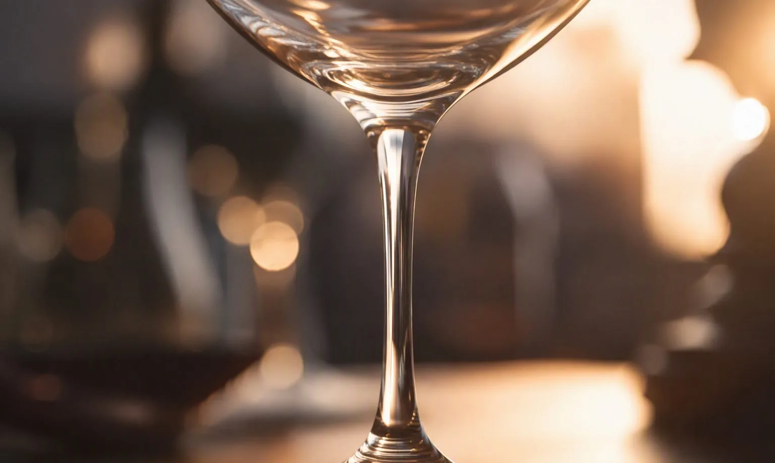 Close-up detail of the seamless transition between bowl and drawn stem